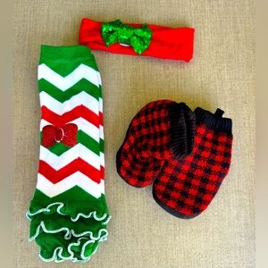 Leg Warmers, Headband, Slippers